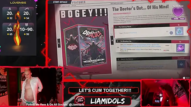 LiamIdols online show from January 16, 2025, 6:48 pm