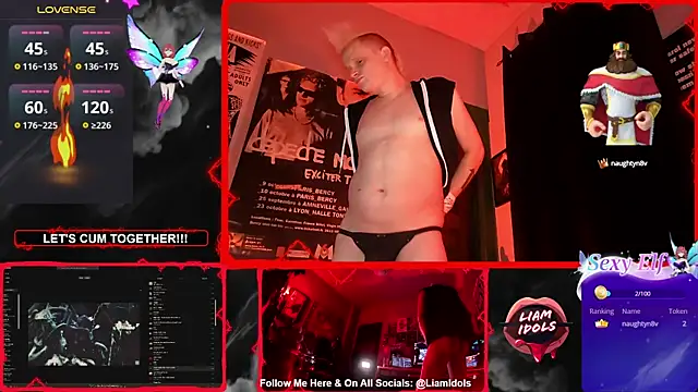 LiamIdols online show from January 17, 2025, 6:47 am