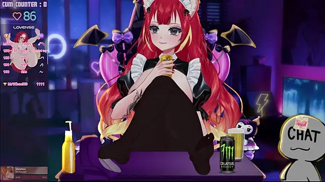 LewdKira VT online show from April 24, 2026, 5:26 pm