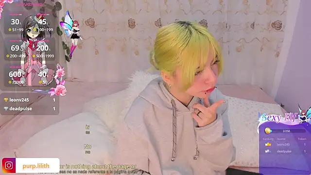 purplelilith3 online show from March 5, 2025, 1:42 am