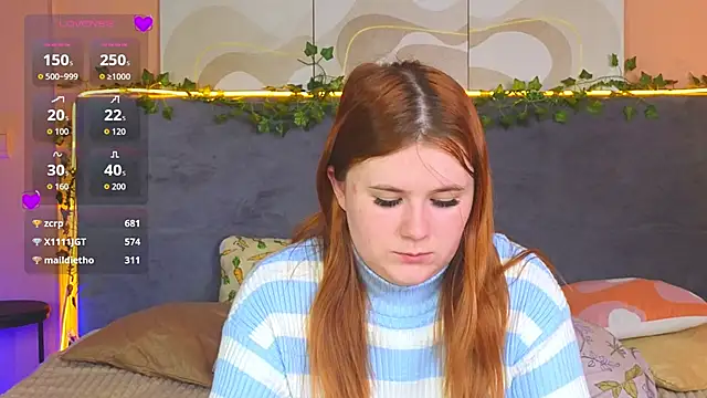 Eva Starlight online show from November 15, 2025, 4:27 am