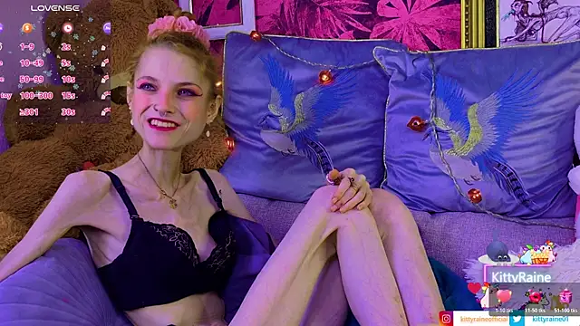 KittyRaine online show from July 15, 2026, 1:07 pm