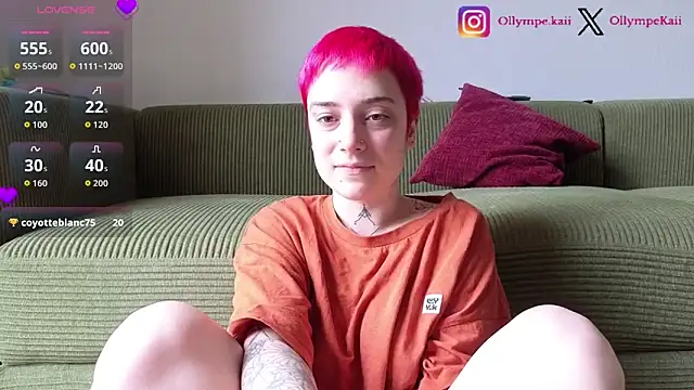 OllympeKaii online show from June 8, 2026, 4:29 pm