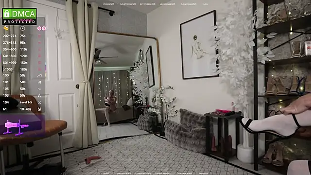 LoveMoScarlett online show from July 18, 2026, 4:37 pm