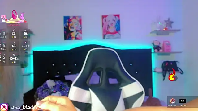 Luna blackk online show from October 3, 2025, 9:05 pm