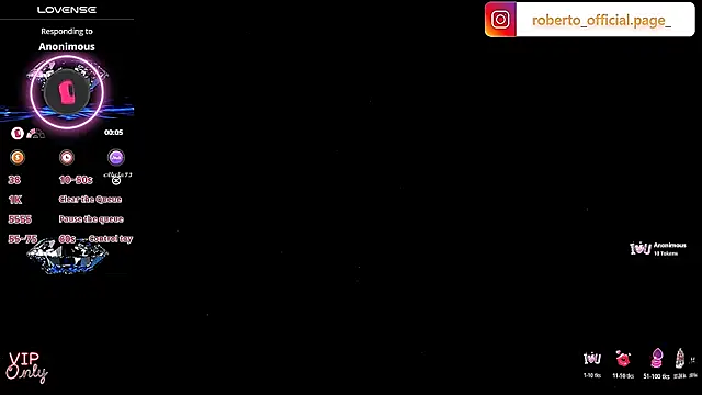 ROBY SWEETHOT online show from April 5, 2026, 3:51 pm