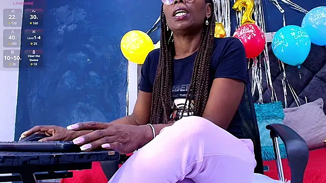ebony  jheim online show from July 9, 2026, 12:15 pm