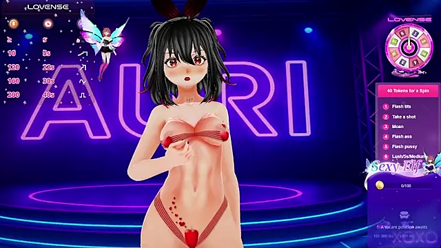 Auri Hikaru online show from March 15, 2026, 4:58 pm