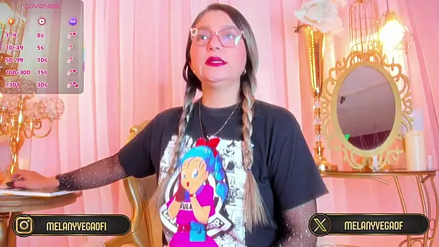 MelanyVegas online show from March 19, 2026, 10:48 am