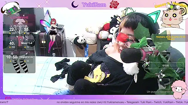 YukiRam online show from September 10, 2025, 2:21 am