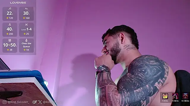 Snapshot of king_falconer chatting on March 8, 2026, 2:04 am king falconer online show from March 8, 2026, 2:04 am