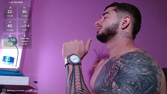 Snapshot of king_falconer chatting on March 19, 2026, 3:28 am king falconer online show from March 19, 2026, 3:28 am