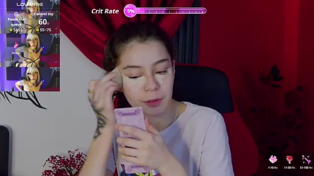 RavennMoonn online show from October 5, 2025, 1:35 pm