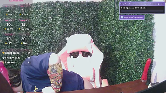 Snapshot of SophieSimmons_ chatting on September 15, 2025, 8:15 am SophieSimmons online show from September 15, 2025, 8:15 am