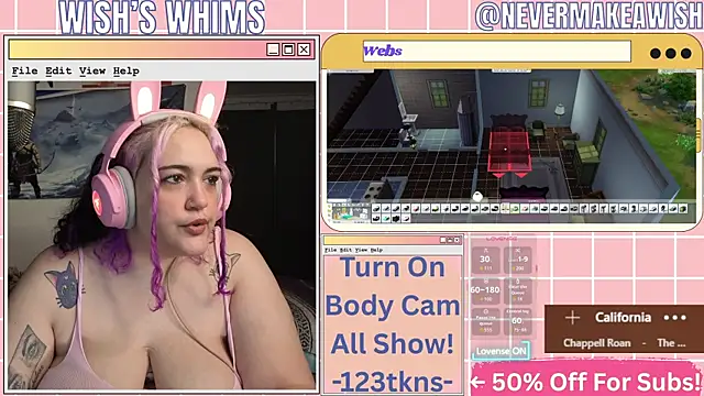 nevermakeawish online show from June 21, 2026, 9:26 am