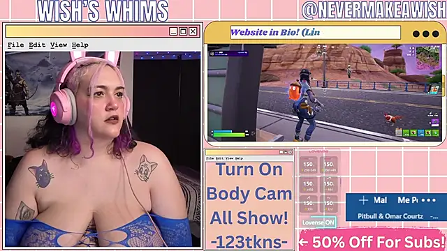 nevermakeawish online show from June 27, 2026, 12:22 pm