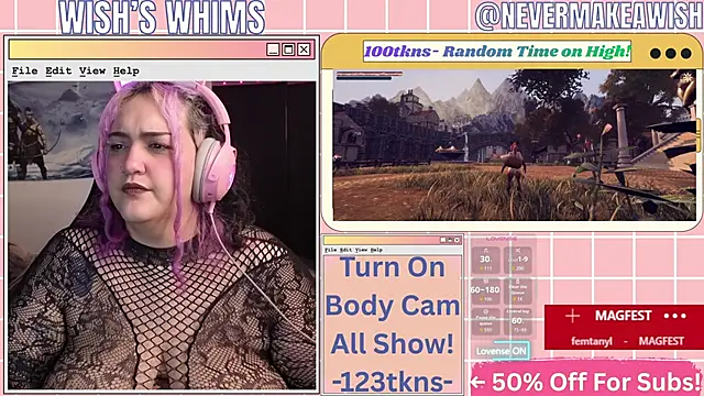 nevermakeawish online show from June 5, 2026, 8:53 am