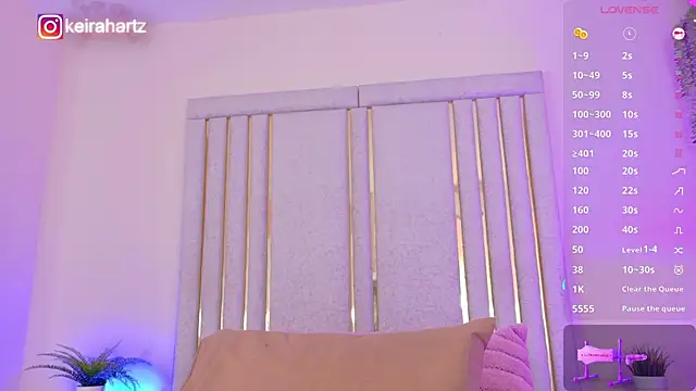 Keirahartz online show from July 10, 2026, 12:49 pm