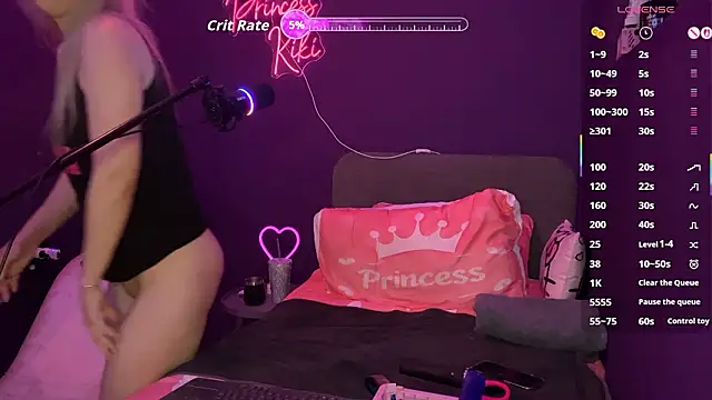 PrincessKikiZa online show from February 24, 2026, 7:37 pm