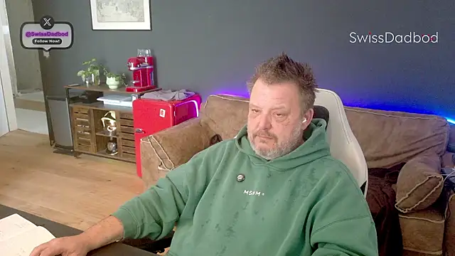 Snapshot of SwissDadbod chatting on March 14, 2026, 2:12 pm SwissDadbod online show from March 14, 2026, 2:12 pm