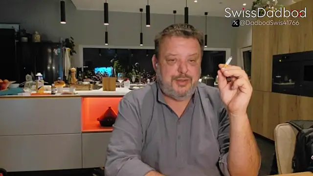 Snapshot of SwissDadbod chatting on October 2, 2025, 6:55 pm SwissDadbod online show from October 2, 2025, 6:55 pm