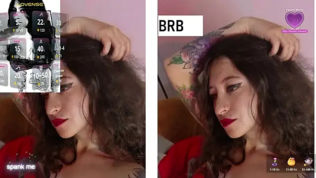 Roshhell1 online show from October 15, 2025, 9:06 am