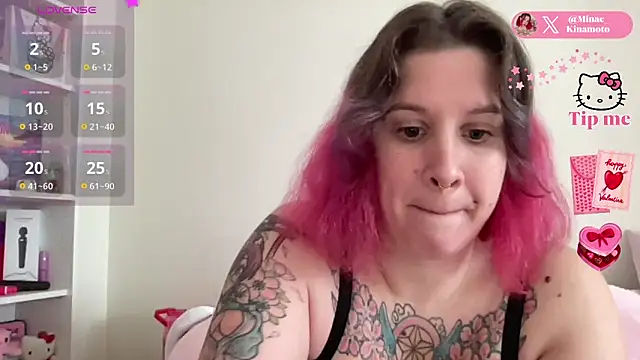 Minae Kinamoto online show from February 8, 2026, 1:53 pm