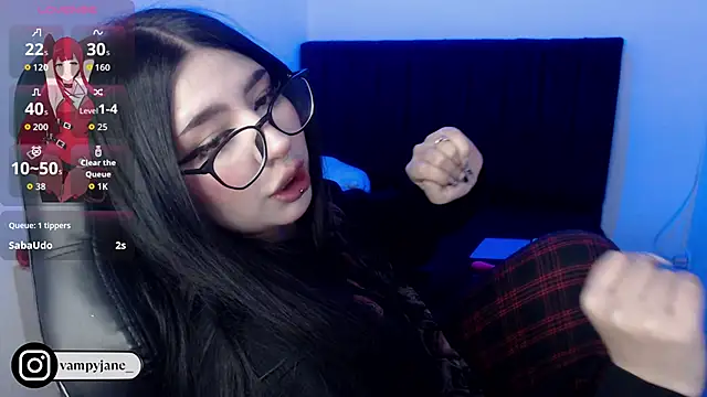 VamppyJane online show from October 21, 2025, 2:11 am