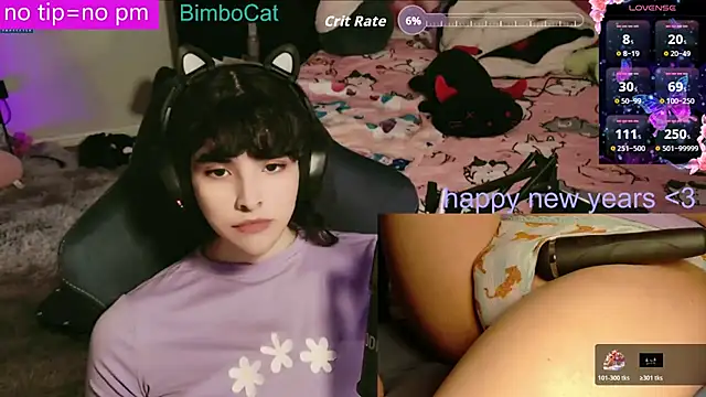 BimboCat online show from January 7, 2026, 2:49 am