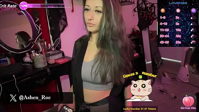 Snapshot of AshenRoe chatting on March 7, 2026, 3:17 pm AshenRoe online show from March 7, 2026, 3:17 pm