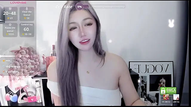 Cute Mango online show from June 21, 2026, 4:46 pm
