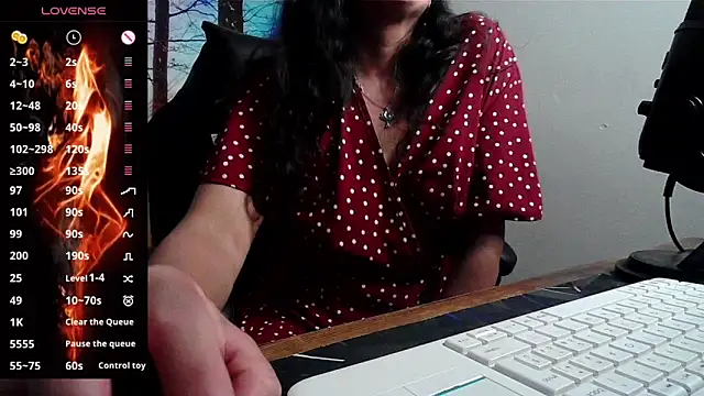 Whisperingfire online show from June 12, 2026, 8:17 pm
