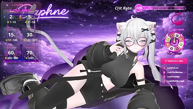 Muse Daphne online show from March 20, 2026, 8:10 pm