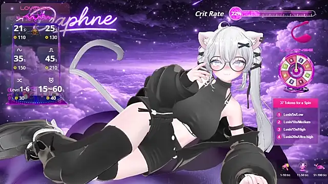 Muse Daphne online show from March 21, 2026, 8:13 pm