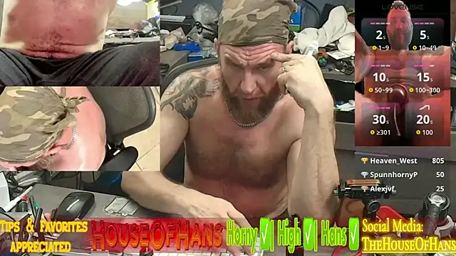 HouseOfHans online show from March 21, 2026, 1:26 pm