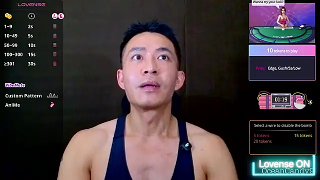 OceanCandy9 online show from March 18, 2026, 3:03 pm