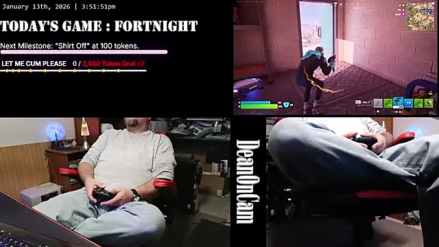 DeanonCam online show from January 13, 2026, 9:52 pm