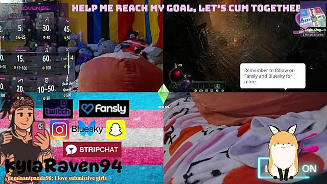 KylaRaven online show from May 7, 2026, 3:44 am