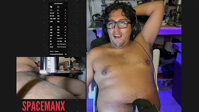 spacemanx eddy online show from July 8, 2026, 5:08 am