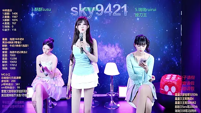 SKY9421 online show from April 13, 2026, 3:38 pm