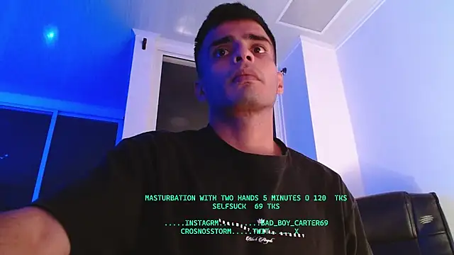 Bad Boy Carter69 online show from April 18, 2026, 7:54 am