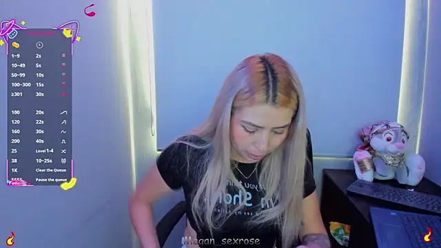 Megan sexrosse online show from April 9, 2026, 7:09 pm