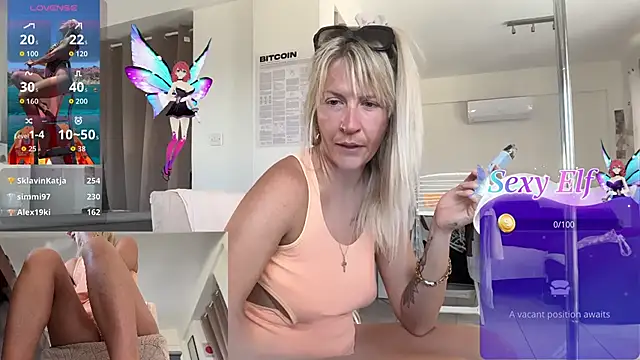 AtomBlondy online show from April 29, 2026, 10:30 am