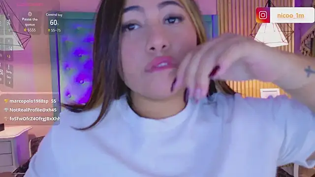 NICOOLMILLER online show from April 21, 2026, 7:42 pm