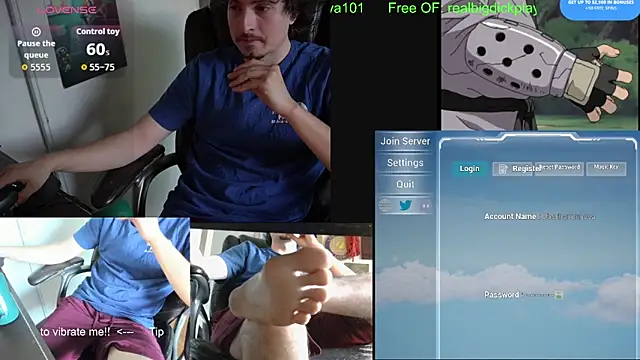 BigDickPlaya101 online show from June 7, 2026, 2:06 am