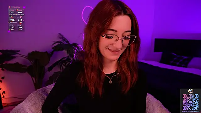 MilaSweeet online show from June 1, 2026, 3:22 pm