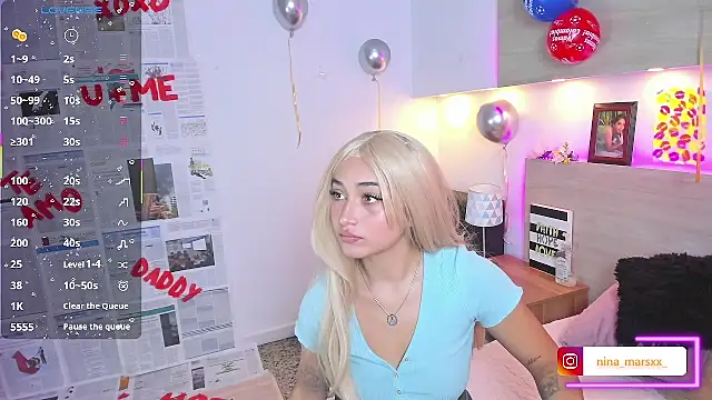 Nina-Mars online show from July 14, 2026, 8:15 pm