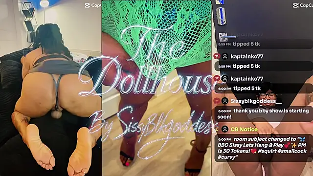 Sissyblkgoddess   online show from July 16, 2026, 11:02 pm