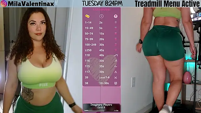 MilaValentina online show from March 18, 2026, 12:25 am