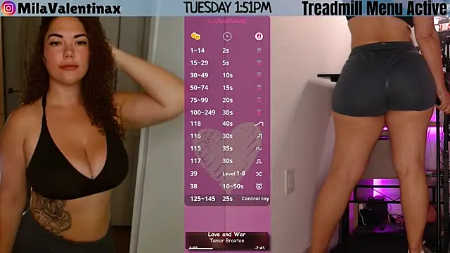 Snapshot of MilaValentina chatting on July 14, 2026, 5:52 pm MilaValentina online show from July 14, 2026, 5:52 pm